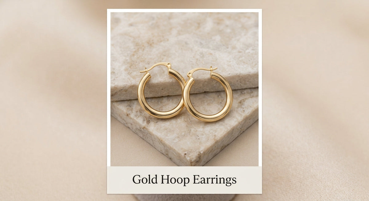 Gold Hoop Earrings