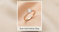 Rose Gold Solitaire Ring