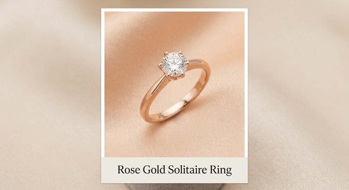 Rose Gold Solitaire Ring